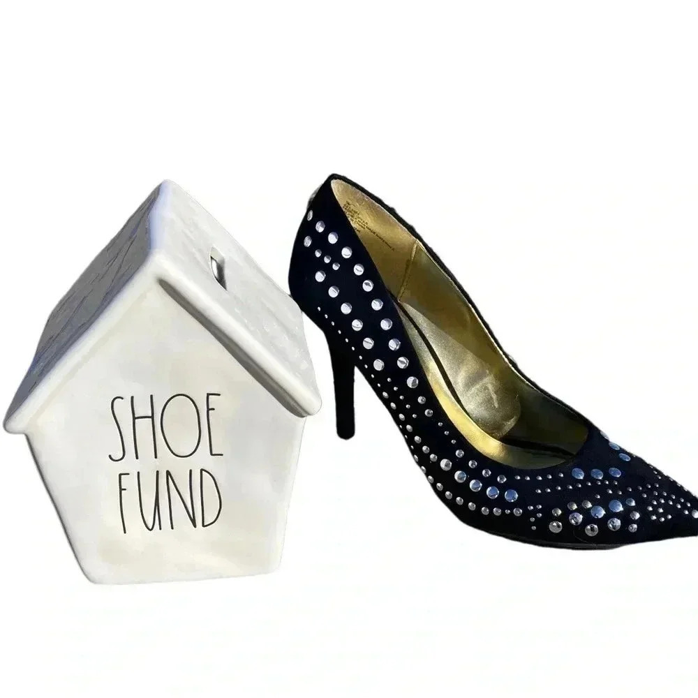 NEW Rae Dunn SHOE FUND 👠 Cute Ceramic Bank
